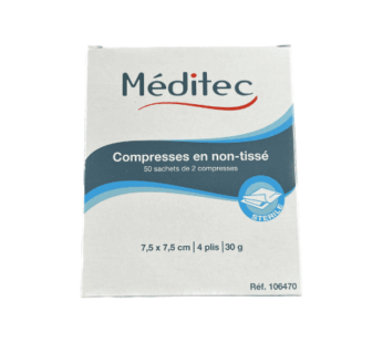 Boite de 50 Compresses sterile  7.5*7.5